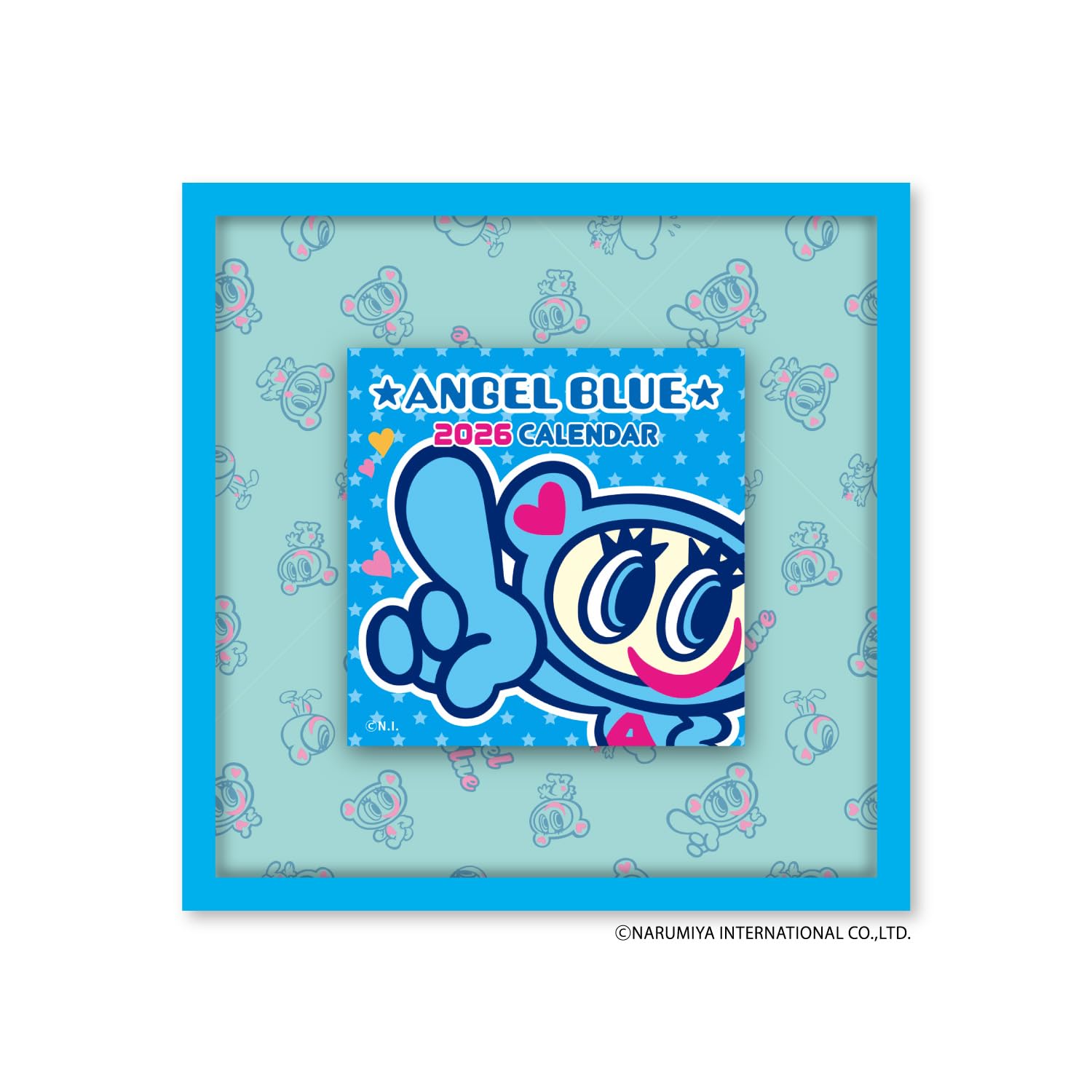 

New Japan Calendar 2026 Daily Angel NK4450 Calendar, Blue,