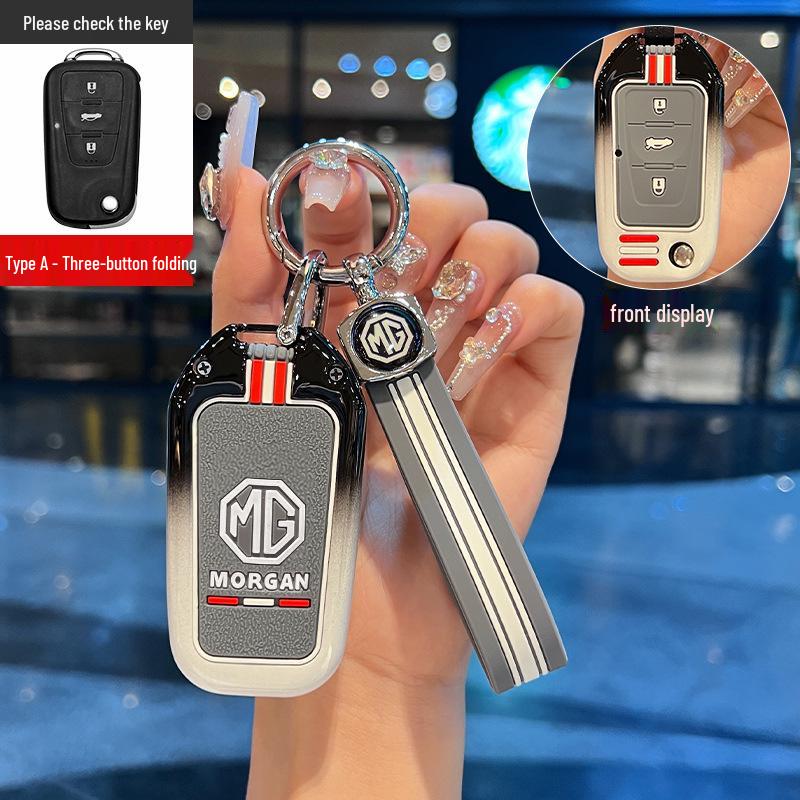 MG ZS MG5 Key Case Unisex Buckle Bag 19 Style GS GT Metal Shell