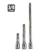 1/4“ Socket Ratchet Extension Bar Hand Tools Chrome Plated Steel Socket Ratchet Extension Bar 3pcs Car Tire Repair Hand Tools