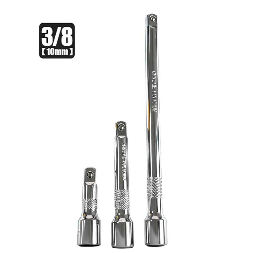 1/4“ Socket Ratchet Extension Bar Hand Tools Chrome Plated Steel Socket Ratchet Extension Bar 3pcs Car Tire Repair Hand Tools