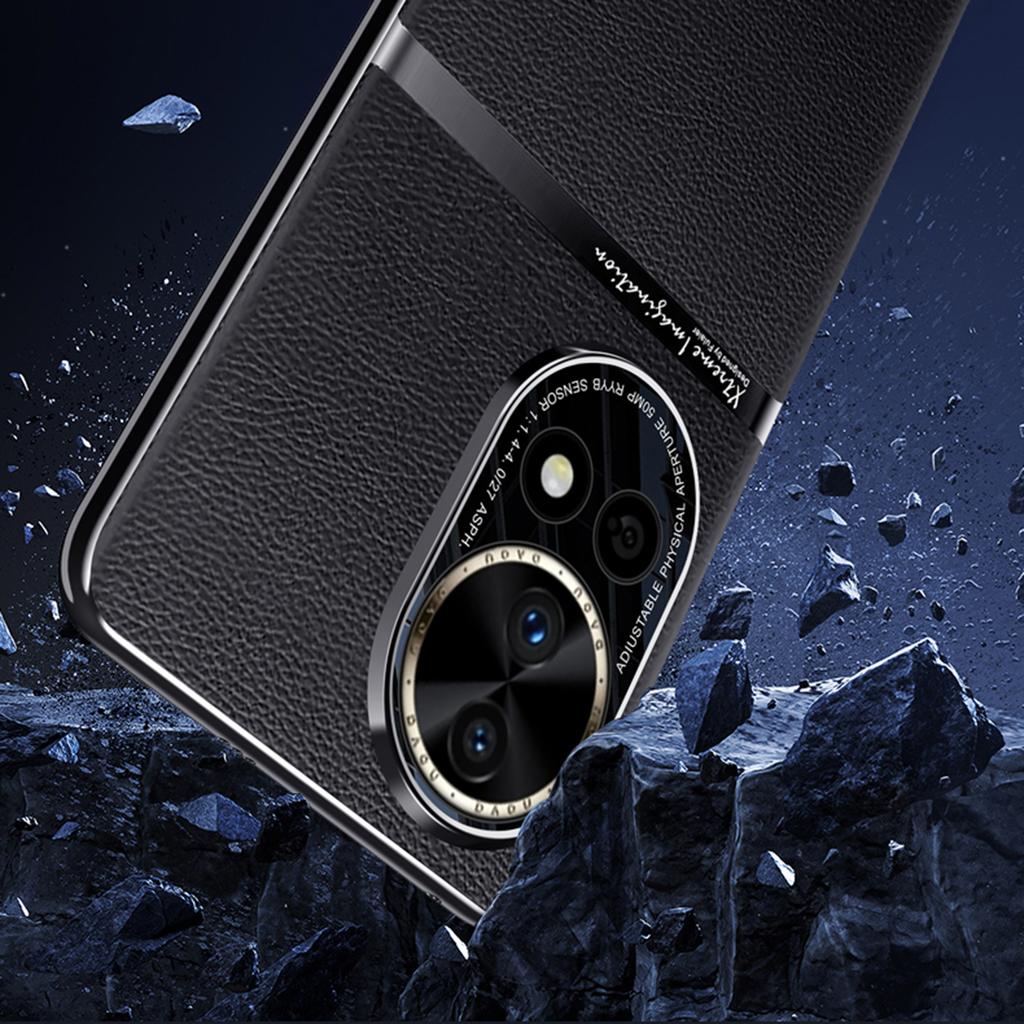 For Huawei nova 12 Pro 5G/nova 12 Ultra 5G Case PU Leather Coated Acrylic+PC Phone Cover