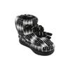 UGG Women Classic Maxi Wavelength Short Boot Black White 1134610-BWHT