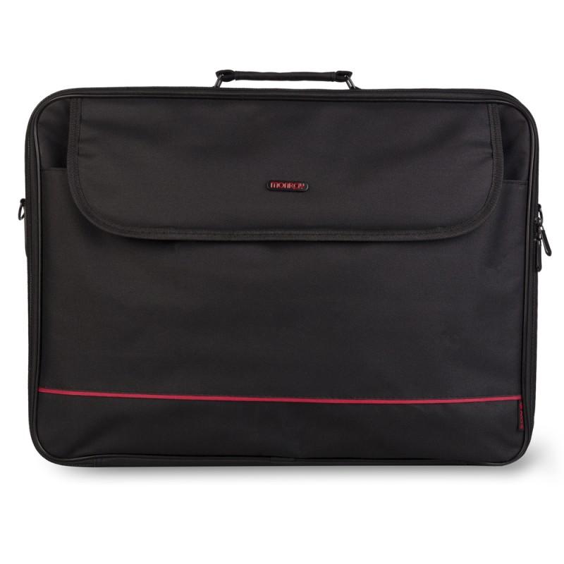 NGS Passenger Briefcase for 16" Laptop - Interior Padded - 2 Compartments and Exterior Pocket - Black Color-PASSENGER