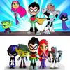 Go Teen Titans Figure Robin Raven Beast Boy Starfire Figurine Model Toys Kids