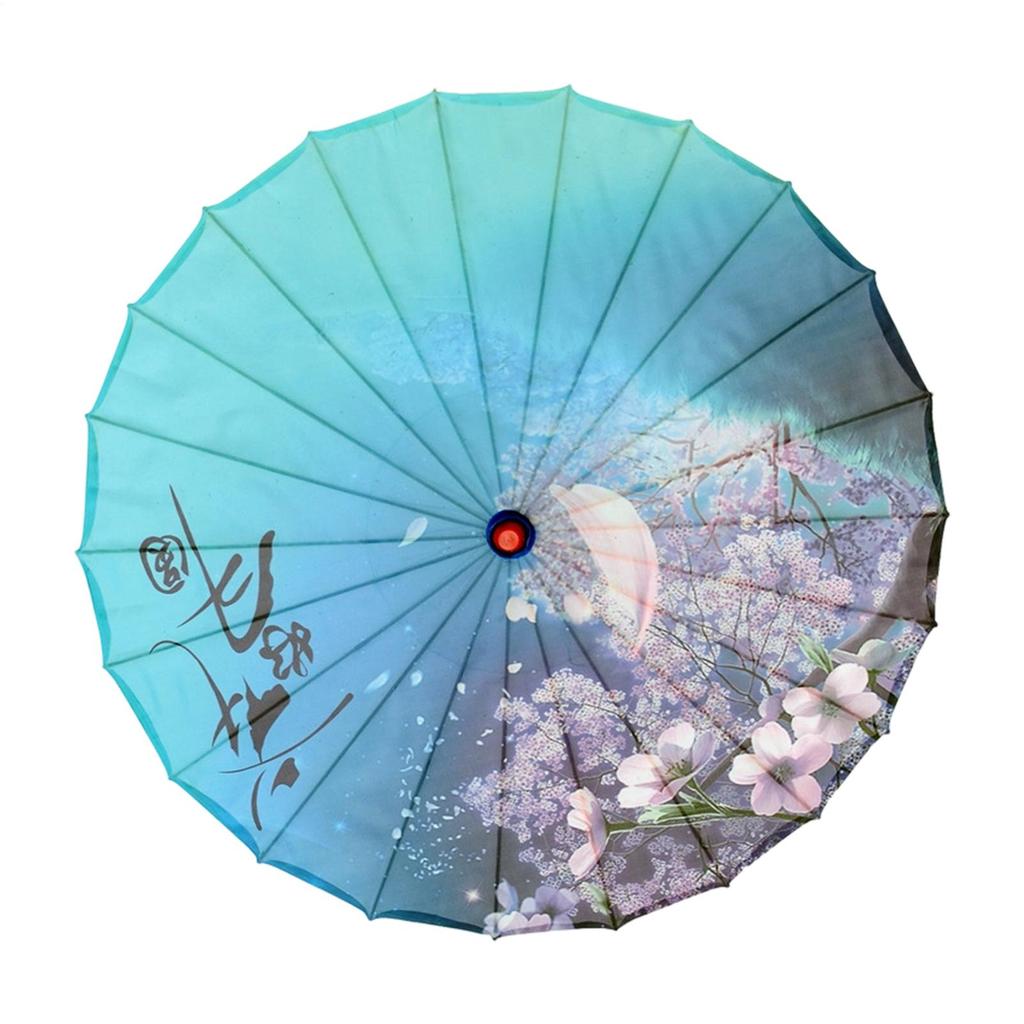 Decorative Umbrella Asian Classical Silk Elegant Chinese Cosplay Decoration Parasol Art for Birthday Parties Photography