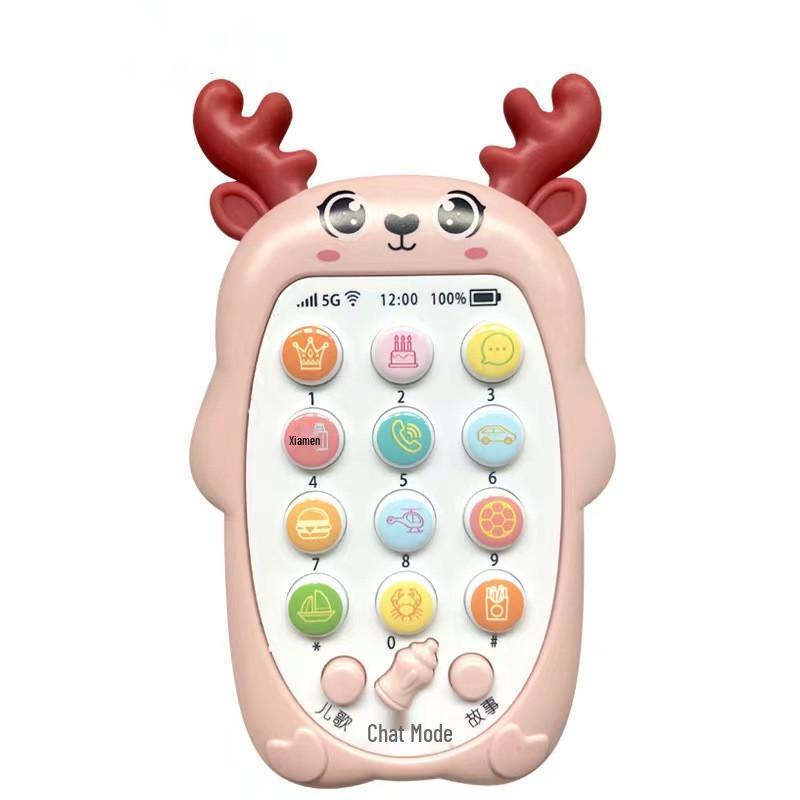Baby Interactive Telephone Toy: Whack-a-Mole, Piano & Story Mode for Ages 0-3