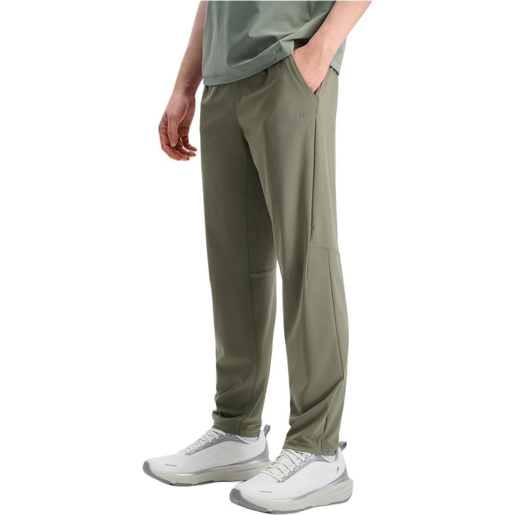 Fila Athletics A.P. Solid Soft Comfortable Sports Sun Protection Knitted Straight Leg Outdoor Casual Pants Men Bottoms A11M431607F-KK