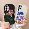 Soft Phone Cover Case for Samsung Galaxy S20 FE S22 Ultra S23 Plus S24 A26 S21 A25 S25 A34 A55 A24 A54 A36 A35 Simple Floral