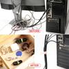 5/10/20 Silicone Cable Ties,Cord Organizer,Cable Straps,Reusable Cord Ties,Travel Cable Organizer ,Cute Elastic Tie, Wire Ties