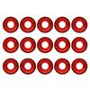 15pcs M3 Countersunk Screw Washer Aluminium Alloy Concave Gasket Fit for RC ModelRed