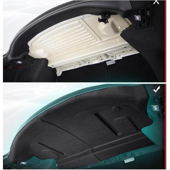 Compatible for Tesla Model 3 2017-2023 Trunk Lid Sound Insulation Cotton Interior Hood Frunk/Trunk Soundproof Dustproof Cotton Mat
