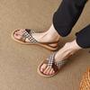 Fashion 2024 Summer Open Toe Women Sandals Flats Women Shoes Fashion Women Platform Shoes Flat with Gladiator Sandals Women