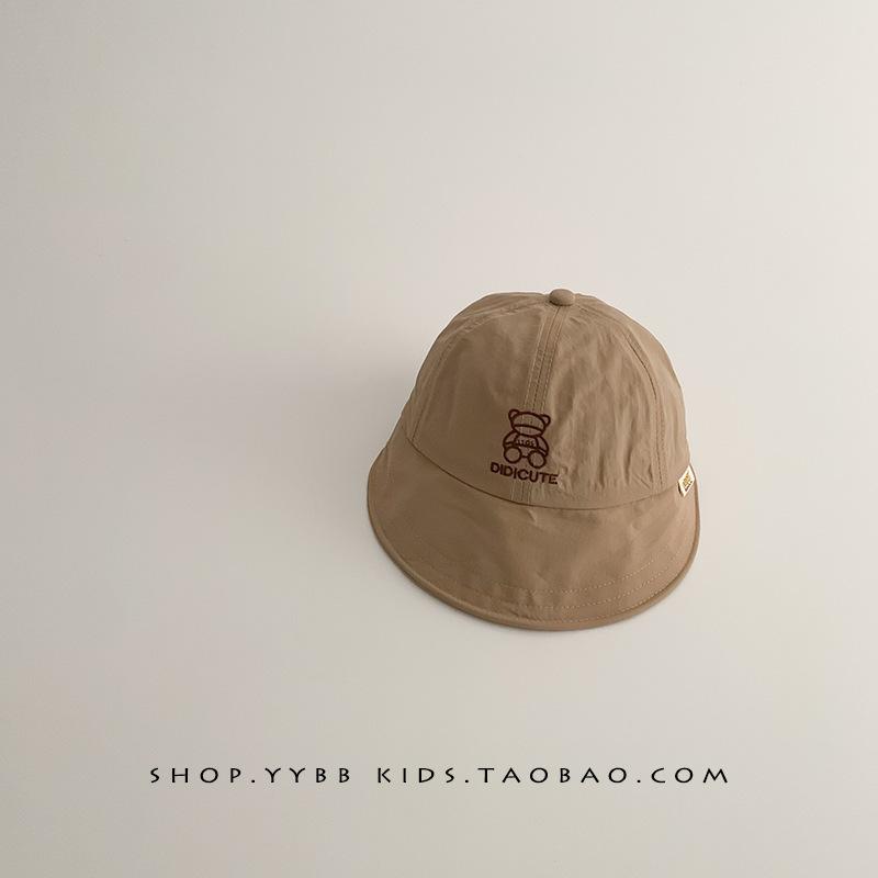 Baby Sun Hat Spring and Autumn Baby Cap Summer Men and Women Children Big Brim Quick Drying Sunscreen Bucket Hat Thin