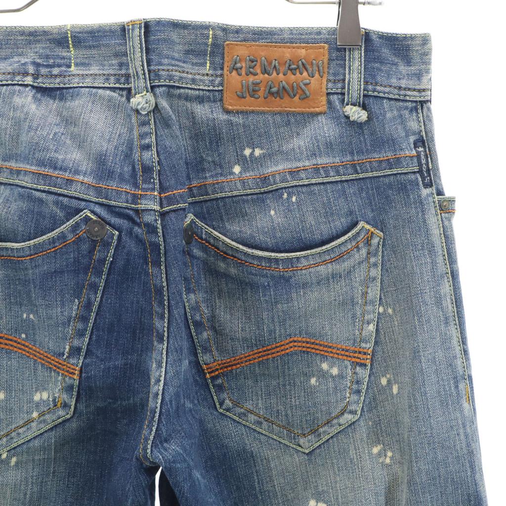 ARMANI JEANS INDIGO 009 Comfort Fit Denim pants w31 Wash blue jeans Men's Used