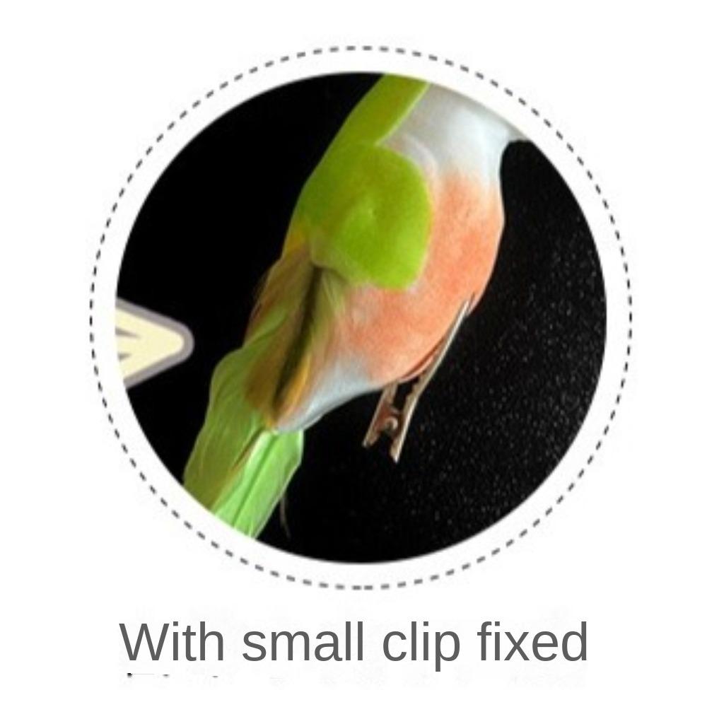 6PCS Colorful Simulation Birds Statue Artificial Foam Feathers Birds  For Wedding Christmas Home