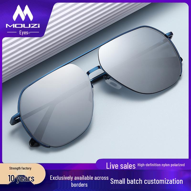 

Mouzi Men s Polarized Nylon Sunglasses - UV Protection for Driving & Fishing
