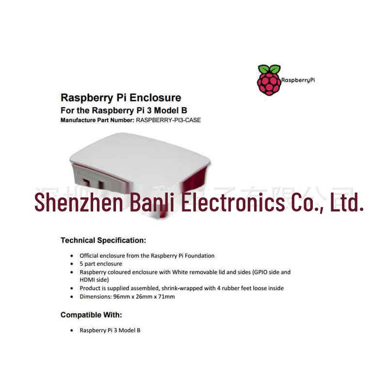 Official Raspberry Pi 3 Model B+ Case: Original 3rd-Generation Shell