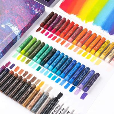 24/36/48 Colors Oil Pastels Set Quick Dry Soft Non-Toxic Paint Pastels for Art Painting Drawing Mixing Art Supplies