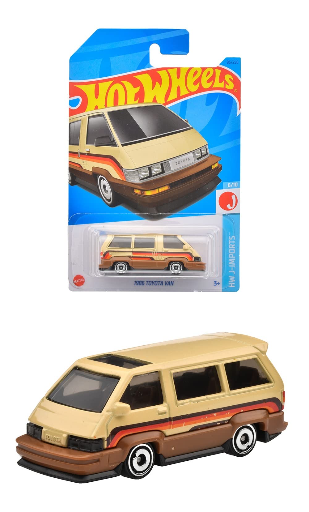

Hot Wheels Basic Car 1986 Toyota Van и HNJ90 [3 вверху]