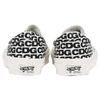 Comme Des Garçons X Vans OG Classic Slip-On CDG Print - Blanc De Blanc Unisex Sneakers White Black VN0A32QNUY6