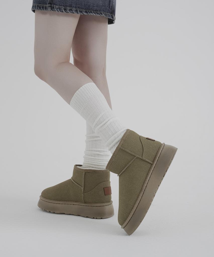 Chaakan Arik Fur-Lined Short Ugg Boots Wtsdr4F859