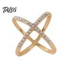 Electroplated Scarf Ring Rhinestone X-Shape Ring, Metal Geometric Clip, Sparkling Decorative Clip Slide for Women Silk Scarves Neckerchiefs
