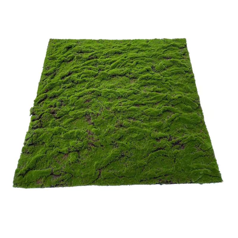 Artificial Green Moss Turf Lawn for Landscaping and Garden Decor