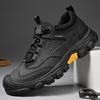 Independent Station Popular Leather Outdoor Tooling Shoes Men's Bag Head Non-slip Low-top Mountaineering Shoes Casual Shoes