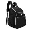 Oxford Cloth Backpack MultiFunction LargeCapacity Stroller Mother Bag Nappy Bag(Black )
