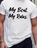 Captain S Boat Captain S Rules Fitted Unisexs TShirt Sweatwicking and Freedom of MoveUnisext TShirts