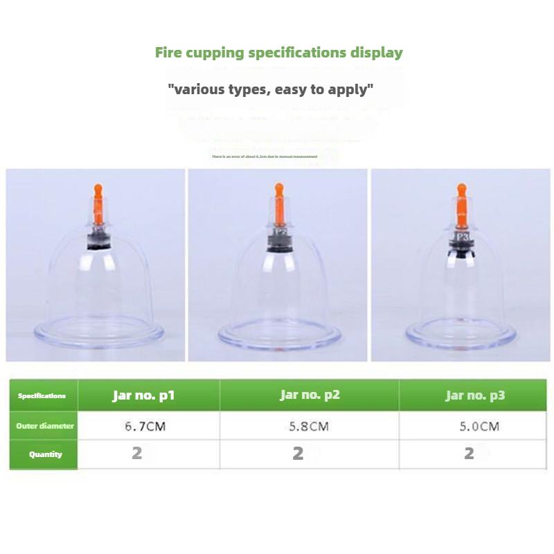 Cupping Machine, 6 Cans, Vacuum Cupping, Household Thickened Cupping Set, Non Glass Can, Health Gift