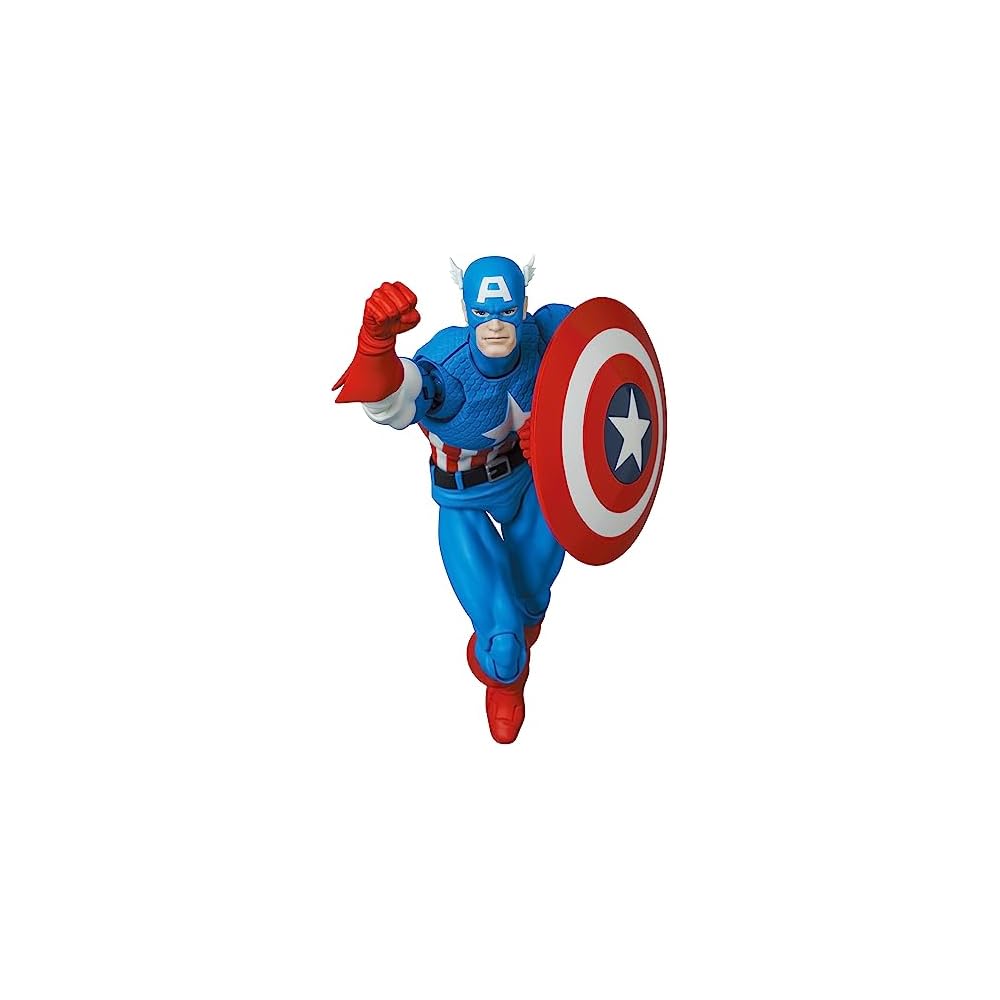 MAFEX Captain America Comic Version Action Figure 6-inch Collectible Toy