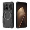 Heat Dissipation Armor Shockproof Magnetic Case For Xiaomi 15T Pro Four Corner Airbags Anti-fall TPU Frame Plastic Back Cover