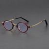 Vintage Round Blue Light Blocking Glasses Man Outdoor Shades Driving Women Designer Trendy UV400 Ultra Lightweight Accessories