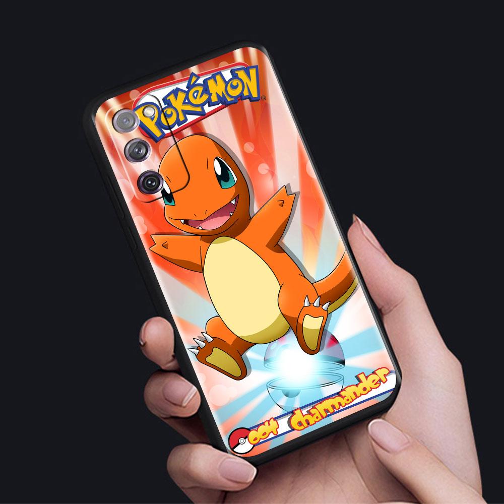 Silicone Case For Samsung Galaxy S20 FE S21 Plus S22 Ultra S10 S10e S24 S23 5G TPU Soft Phone Cover Pokemon Monster Capa