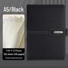 High-End Soft Leather Business Notebook with Magnetic Buckle and Custom Logo - Ideal Gift Set