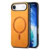 For iPhone Air Leather Back Case Compatible with MagSafe Skin-touch Phone Cover