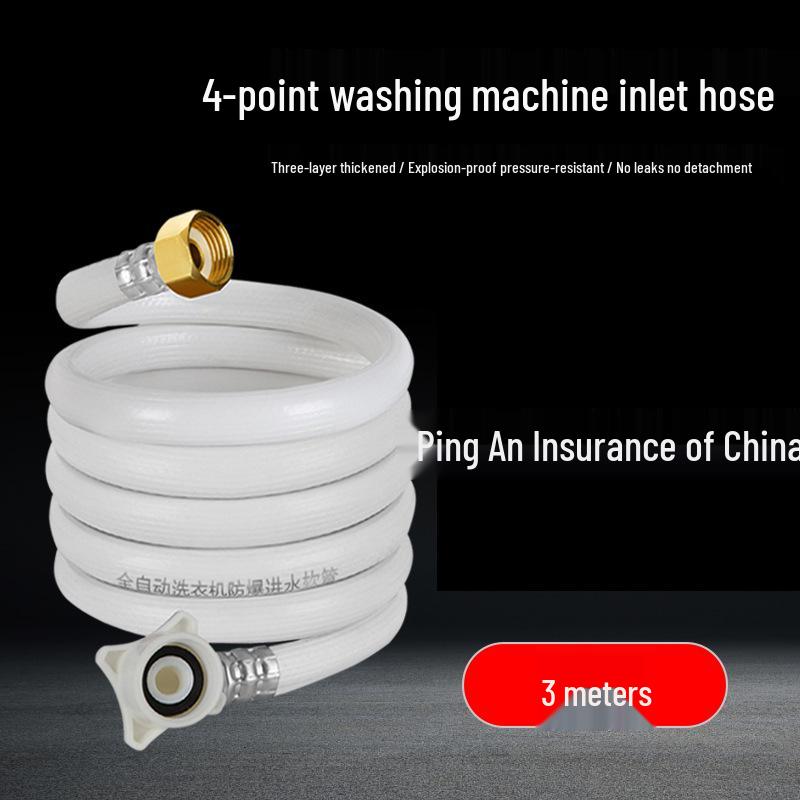 Universal Fully Automatic & Semi-Automatic Washing Machine Inlet/Outlet Hose with All-Purpose Joint