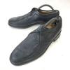 York Kings All Leather Handsewn U-Tip Shoes Men 9.5 27.0-27.5 Black(USED)