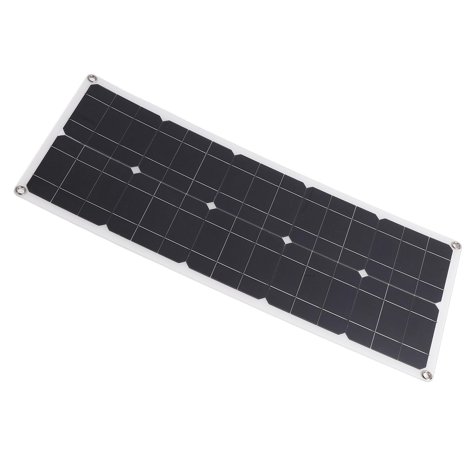 

100W solar panel kit, solar system kit with 100W monocrystalline solar panel, controller, OBD charging plug for RV boat trailer from grid syste