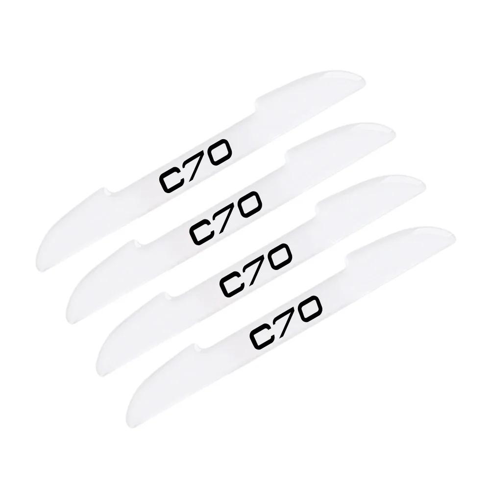4PCS Car Anti-Collision Strips Auto Accessories For Volvo XC90 XC60 C30 T6 S60 C70 XC40 V40 XC70 V70 V60 V50 S80 S40 AWD V90 S90