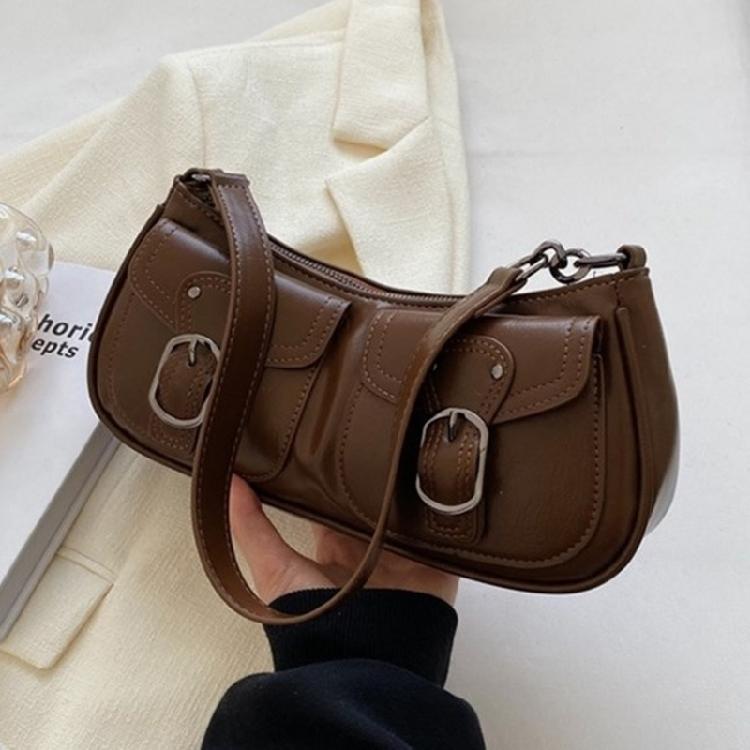 Lady Purse Fashion Underarm Bag for Women Girl Versatile Vintage Shoulder Bags