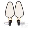 22mm 7/8"  Bar End Rear Mirrors Motorcycle Accessories Motorbike Scooters Rearview Mirror Side View Mirrors