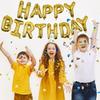 Gold Happy Birthday Balloons Banner 16 Inch Mylar Foil Letters, Inflatable Party Decor and Birthday Decorations for Women, Men, Boys & Girls Kids and