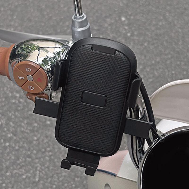 

2025 Cartoon Phone Holder for Electric Vehicles & Bikes - Shockproof, Cute, and Secure