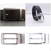 Men Alloy Belt Buckle Single Prong Rectangle Pin