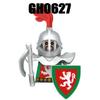 Medieval Military Europe King Soldier Figures Building Blocks Castle Lion Knight Sword Infantry Weapon Warrior Bricks Toys Gifts