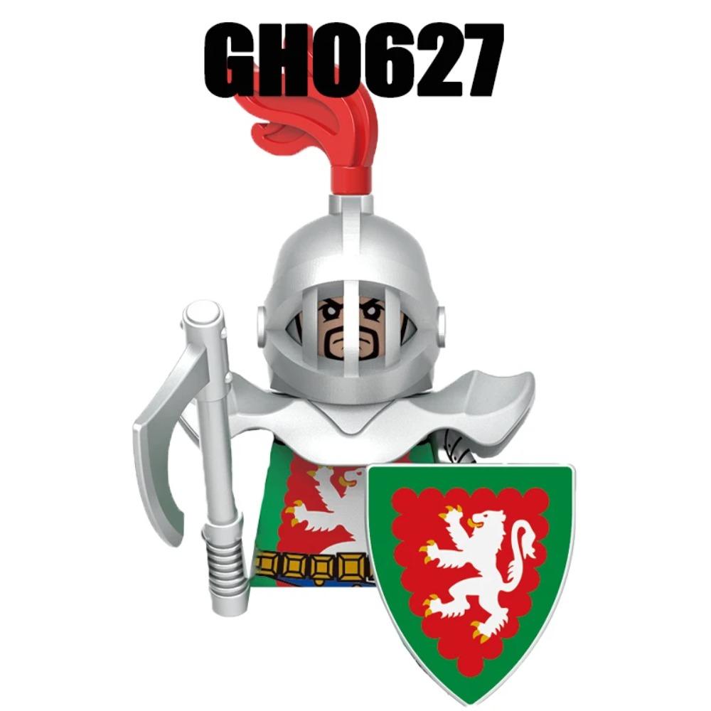 Medieval Military Europe King Soldier Figures Building Blocks Castle Lion Knight Sword Infantry Weapon Warrior Bricks Toys Gifts