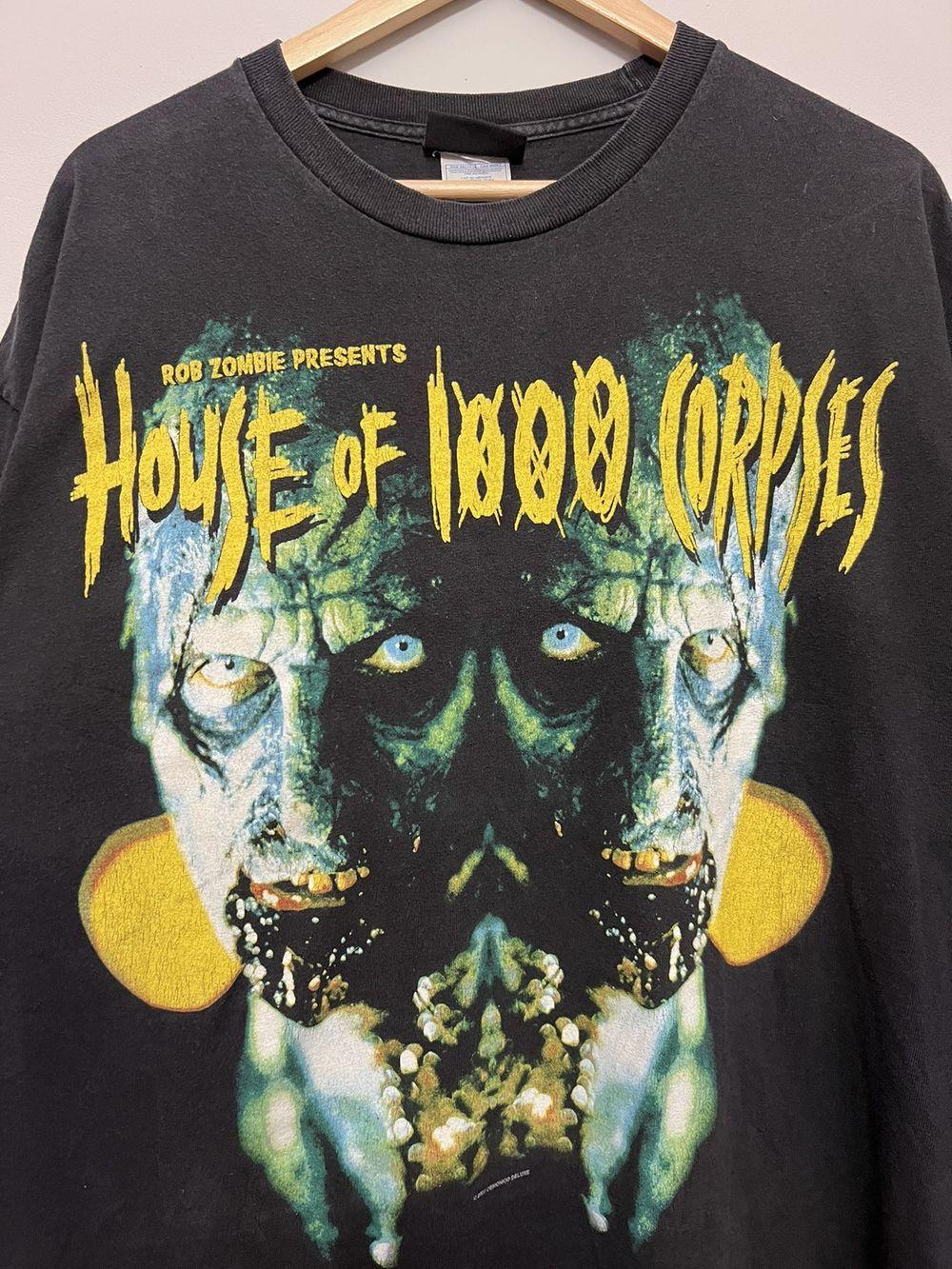 Rob Zombie House of 1000 Corpses Horror Black Unisex Tshirt S5XL KH9766 XXXL