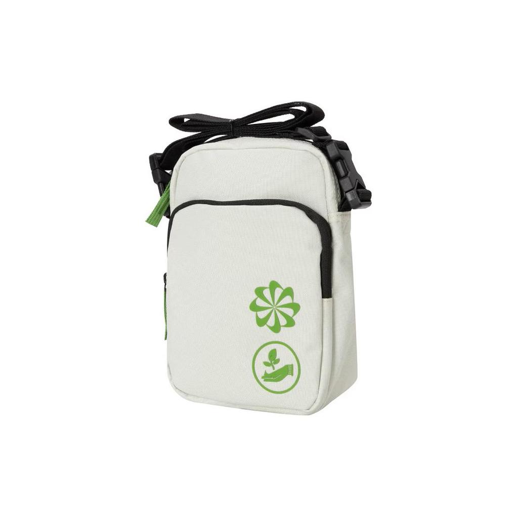 New Nike Heritage Fabric Shoulder Bag, Crossbody Bag Regular Unisex Sea Glass Blue & Black & Leaf Green FN0882-020